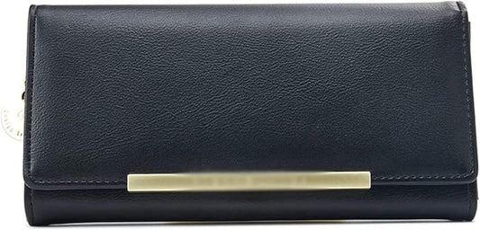 HOTSpacious & Functional Leather Wallet Multifunction Luxury Women Many Departments Large Capacity Purses Fashion Female Card Holder Billfold Long Clutch Purse