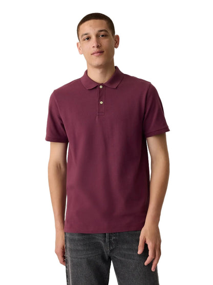 HOTGap Men's Stretch Pique Polo Shirt