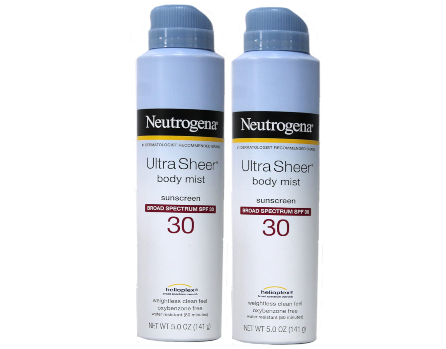 HOTNeutrogena Ultra Sheer Dry Touch Sunscreen Spray SPF 70 Broad Spectrum UVA UVB Protection Lightweight Water Resistant up to 80 Minutes PABA Oxybenzone Free, 3-pack of 5 oz