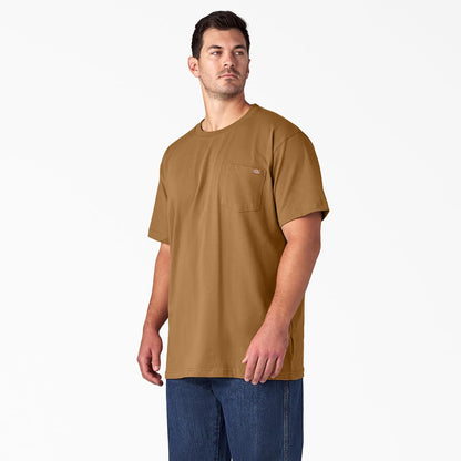 HOTDickies Men's Heavyweight Heathered Short Sleeve Pocket T-Shirt