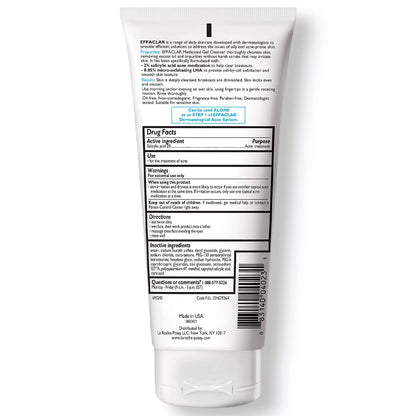 HOTLa Roche-Posay Effaclar Medicated Gel Cleanser, 2% Salicylic Acid Cleanser + LHA + Glycerin, Foaming Acne Face Wash, Helps Clear & Prevent Acne Breakouts, Oil Free, Targets Excess Oil