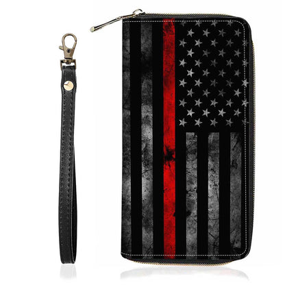 HOTChristian Cross Quote Bible Verse Matthew 19:26 Print Wallet for Women Large Capacity Wallet Credit Card Holder PU Leather Zipper Clutch Purse Phone Wallet