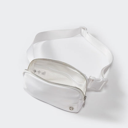 HOTPander Everywhere Belt Bag for Women, Fashion Waist Packs, Crossbody Bags, Everywhere Belt Bag with Adjustable Strap (Pure White).