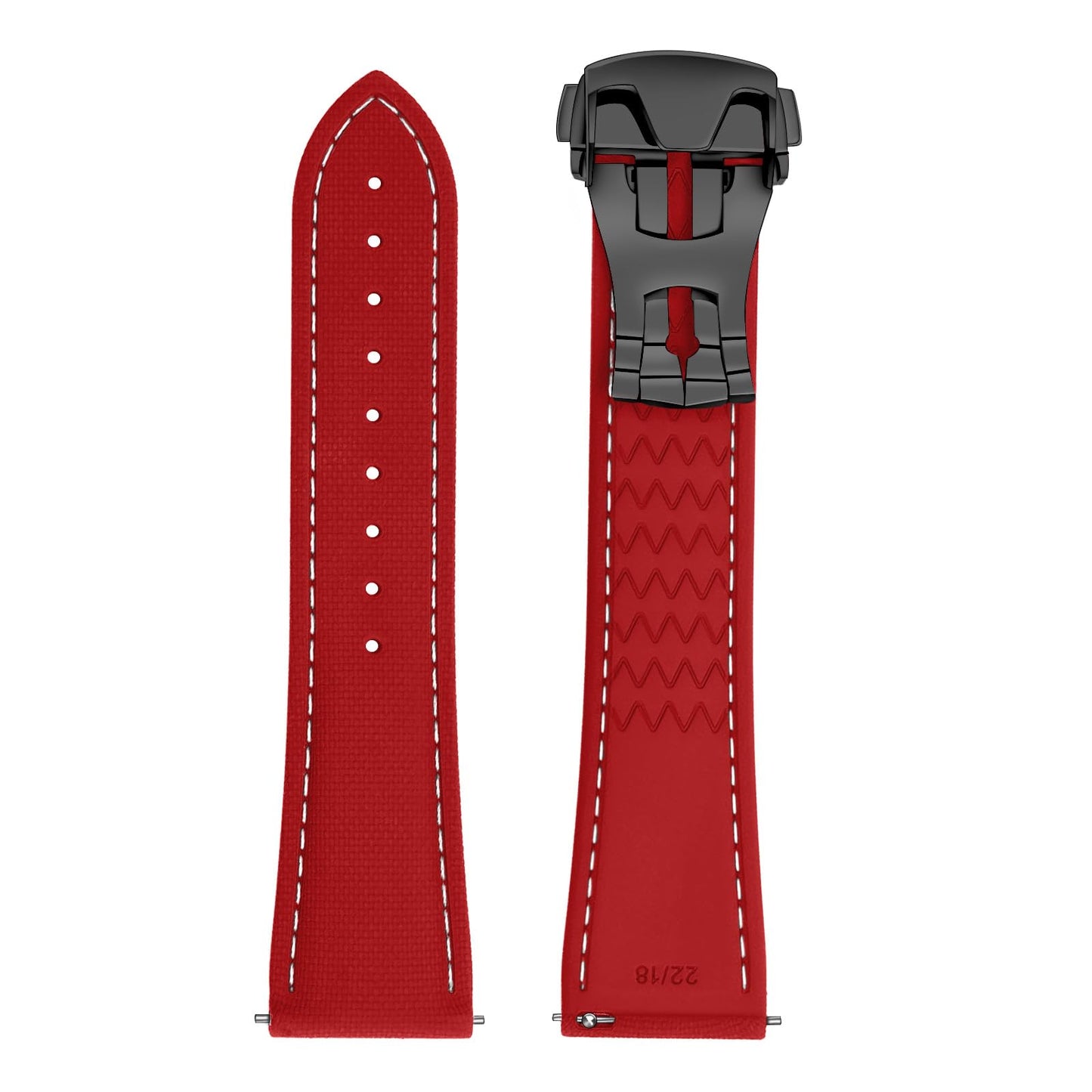 HOTWatch Strap Watch Band 20mm 22mm Man Waterproof Quick Release Bands Sport Replacement Strap Soft FKM Rubber Watchband