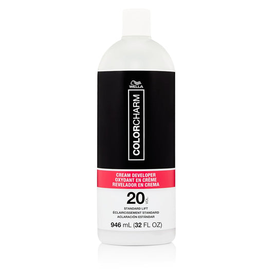 HOTCOLORCHARM Cream Hair Color Developers | For Activating Color, Highlighting | Gray Coverage, Blending, and Rich Multi-Dimensional End Results | Vegan | Various Sizes