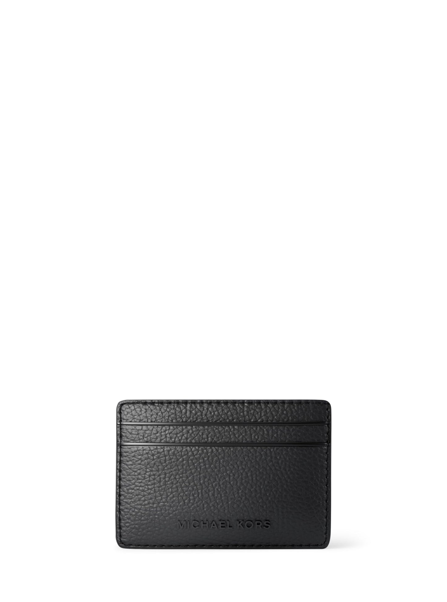 HOTMichael Kors Women's Jet Set Card Holder, Gold-Tone Hardware/Black, One Size