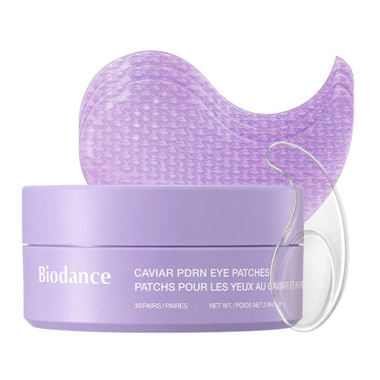 HOTBIODANCE Collagen Peptide Eye Patches, Anti Wrinkle & Smile Line Patches for Face, Under Eye Mask for Fine Lines & Eye Bags, Travel Essentials & Self Care Gifts for Women, Korean Skin Care (60 Count)