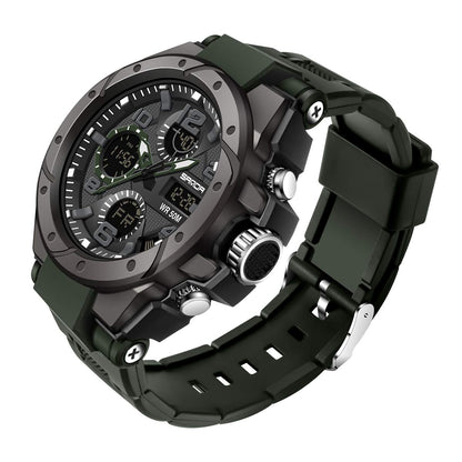 HOTAIMES Mens Watches Sports Outdoor Waterproof Military Watch for Men Tactical Watch Analog Digital Date Alarm Stopwatch Multi-Function Tactics Big Face Wristwatch for Men