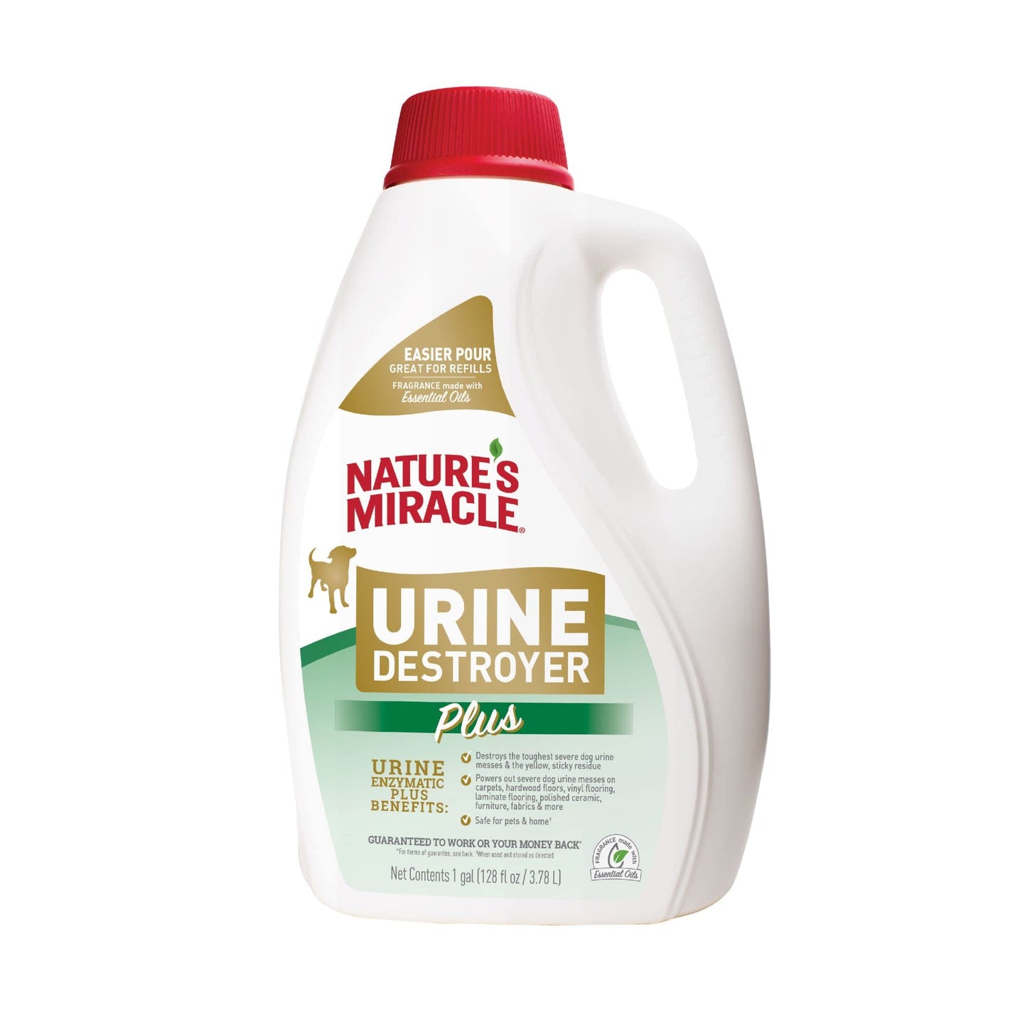 HOTNature's Miracle Urine Destroyer Plus for Dogs, Enzymatic Formula for Severe Dog Urine Stains, 32 oz