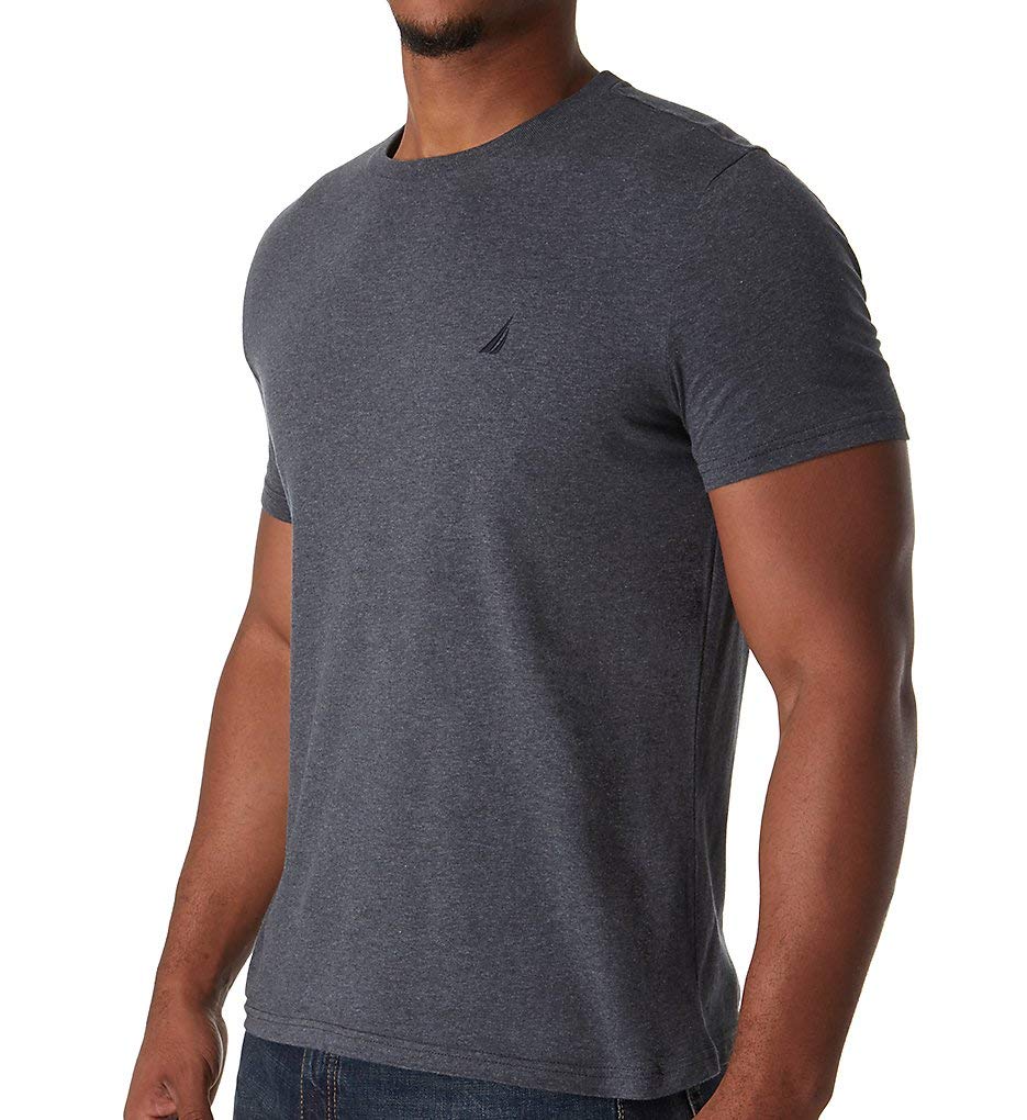 HOTNautica Men's Short Sleeve Solid Crew Neck T-Shirt Shirt
