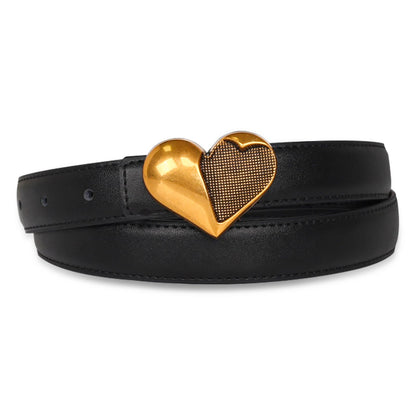HOTAurolran Women's Leather Belt with Buckle - Ideal for Dresses, Jeans, and Coats