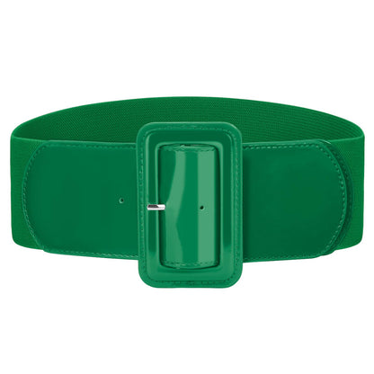 HOTVONMELLI Stretchy Wide Women Belts Elastic Vintage Belts for Women Fashion Ladies Waist Belt for Dress