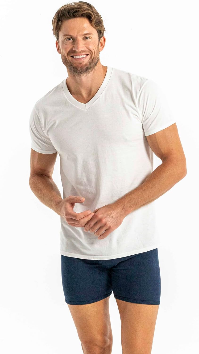HOTGildan Men's V-Neck T-Shirts, Multipack, Style G1103