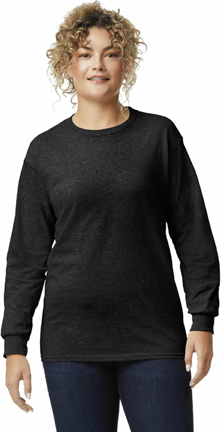 HOTGildan Adult Ultra Cotton Long Sleeve T-Shirt, Style G2400, Multipack