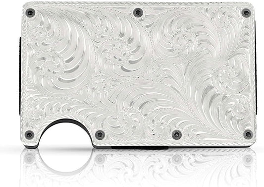 HOTMontana Silversmiths Made in the USA Western Lifestyle Credit Card & Cash Case (Montana Classic)