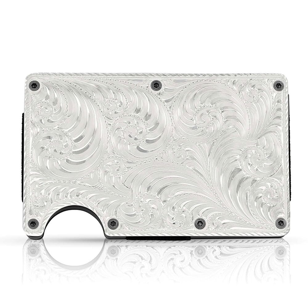 HOTMontana Silversmiths Made in the USA Western Lifestyle Credit Card & Cash Case (Montana Classic)