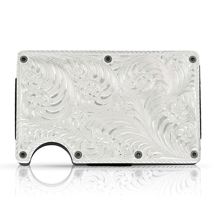 HOTMontana Silversmiths Made in the USA Western Lifestyle Credit Card & Cash Case (Montana Classic)