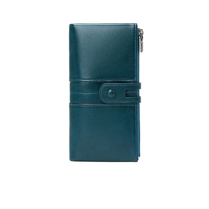 HOTHandbags Business Wallets Women's Money Clips Leather Card Cases Purses Blocking Wallet Money Organisers,Red