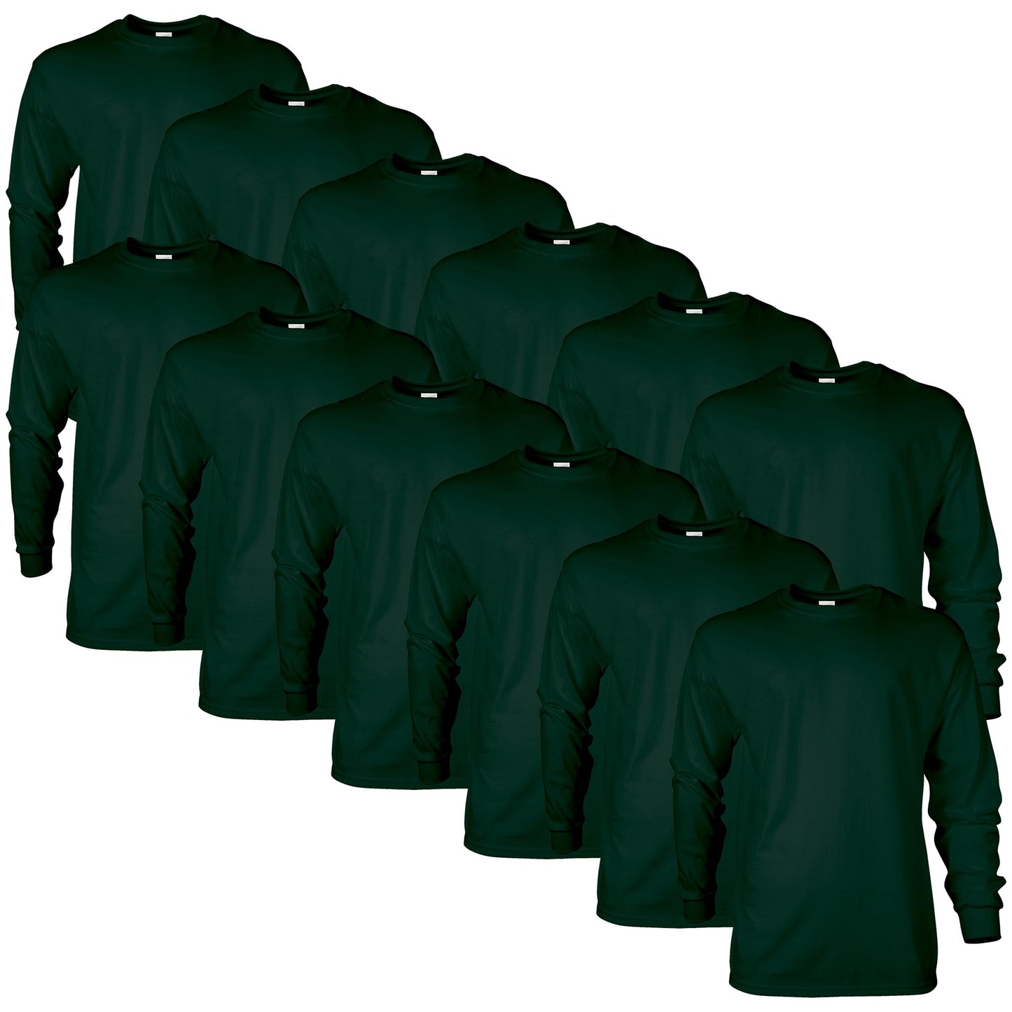 HOTGildan Adult Ultra Cotton Long Sleeve T-Shirt, Style G2400, Multipack