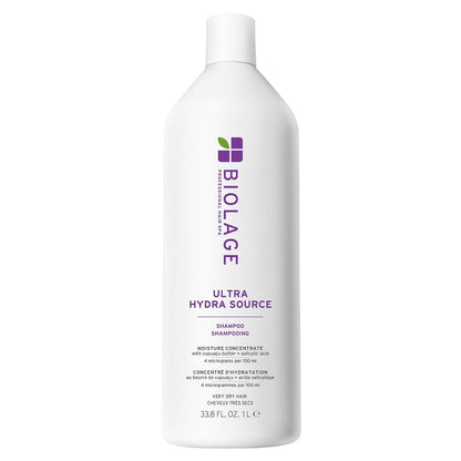 HOTBiolage Ultra Hydra Source Shampoo - Deeply Moisturizes & Conditions Very Dry Hair, For Thick Hair