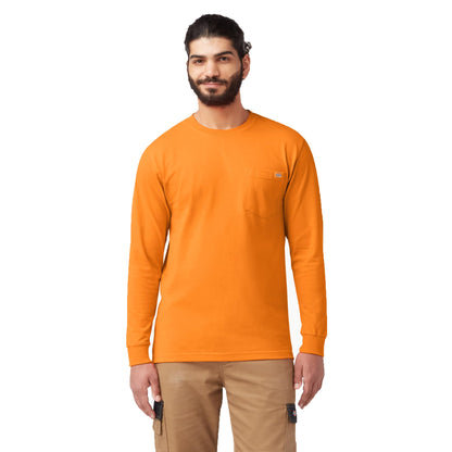 HOTDickies Men's Big and Tall Long Sleeve Heavyweight Crew Neck