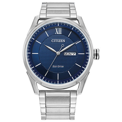 HOTCitizen Men's Classic Eco-Drive Watch with 3-Hand Day and Date