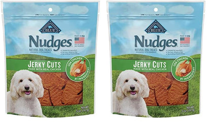 HOTBlue Buffalo Nudges Chicken Jerky Bites Natural Dog Treats, Tender & Meaty Dog Snacks, Healthy Reward or Training Treat, Made in the USA with Real Chicken, No Artificial Preservatives, 16 oz.