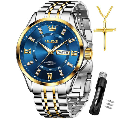 HOTOLEVS Men Leather Watches Black Ultra Thin 6.5mm Minimalist Dress Fashion Simple Casual Waterproof Date Watch for Men