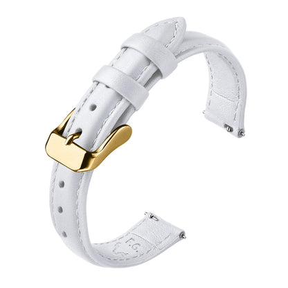 HOTFullmosa Watch Band, Quick Release Leather Watch Strap Compatible with Samsung Galaxy Garmin for Men Women, Replacement Bands Width 12mm 14mm 16mm 18mm 19mm 20mm 21mm 22mm 24mm | Quick Release Replacement Bands with Stainless Steel Metal Clasp, Genuine