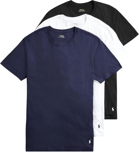 HOTPolo Ralph Lauren Underwear Men's Slim Fit Cotton Crew Tee 3 Pack