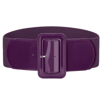 HOTVONMELLI Stretchy Wide Women Belts Elastic Vintage Belts for Women Fashion Ladies Waist Belt for Dress