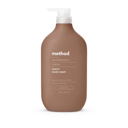 HOTmethod men's Body Wash, Sea + Surf - Moisturizes & Cleanses, Made without Parabens or Phthalates, Cruelty-Free, 28 fl oz