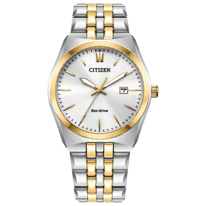 HOTCitizen Men's Classic Corso Eco-Drive Watch, 3-Hand Date, Luminous Hands and Markers