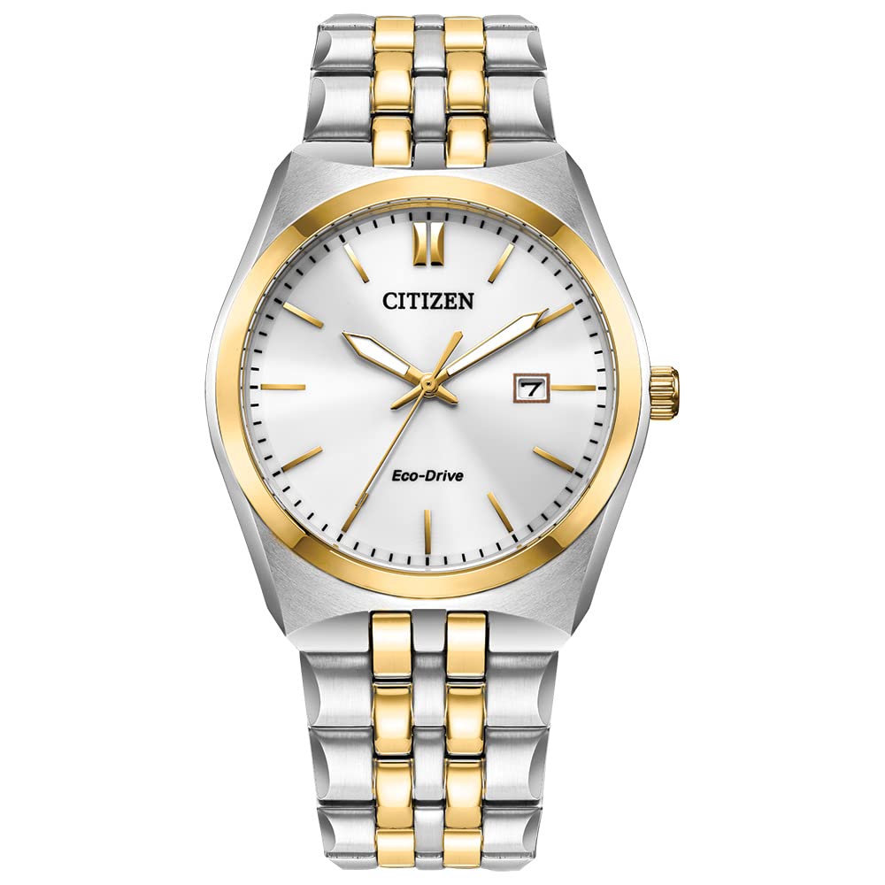 HOTCitizen Men's Classic Corso Eco-Drive Watch, 3-Hand Date, Luminous Hands and Markers