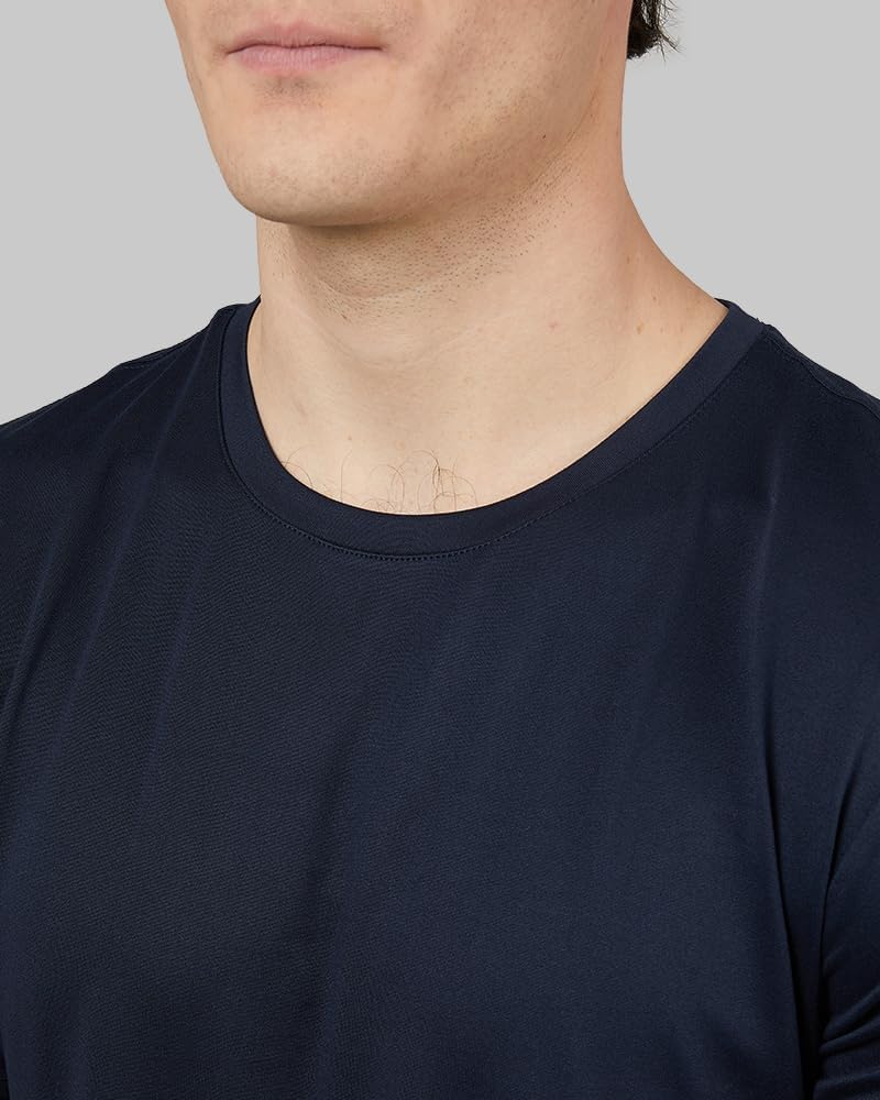 HOT32 Degrees Men's 4 Pack Cool Classic Crewneck T-Shirt, Anti-Odor, Quick Drying, 4-Way Stretch