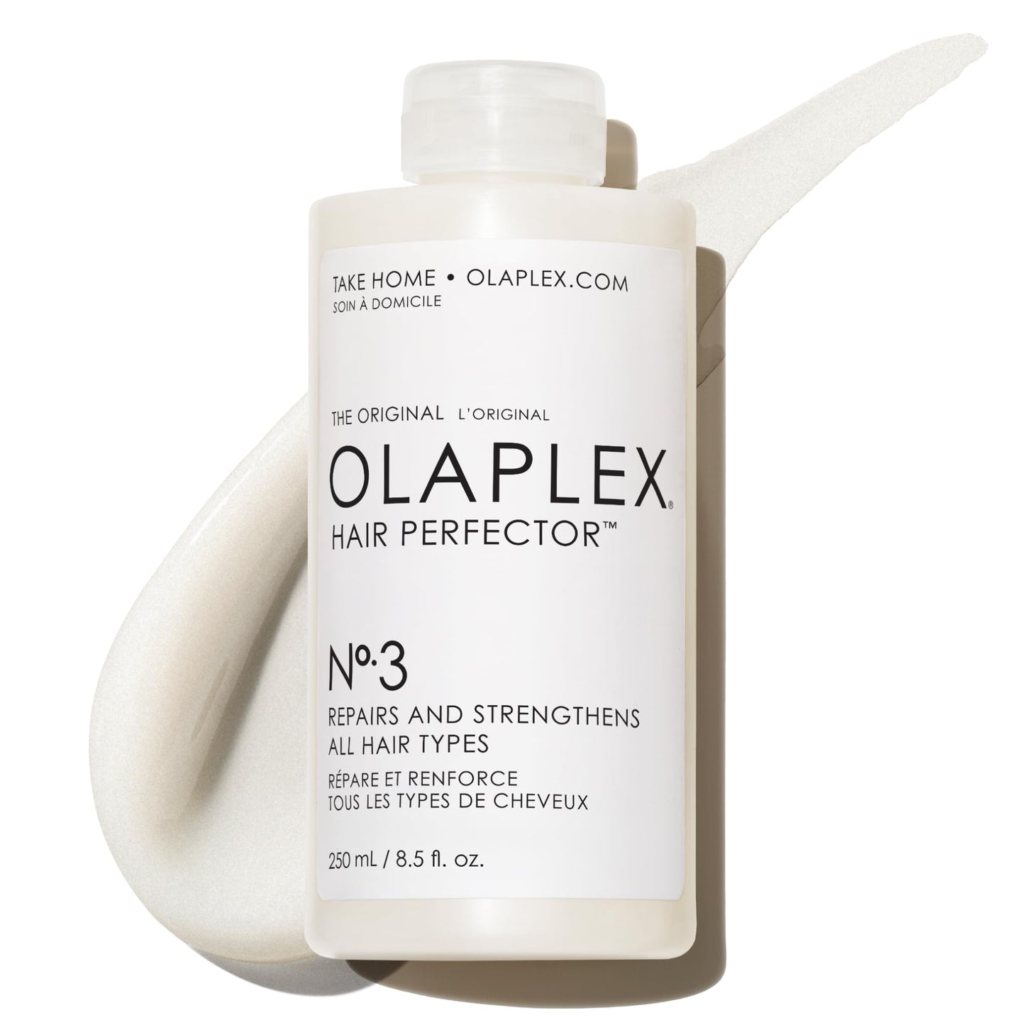 HOTOlaplex N°.3PLUS Complete Repair Treatment: 3-minute Pre-shampoo Treatment to Immediately Repair Hair Damage for Softer, Stronger Hair | For Coily, Curly, Straight, and Wavy