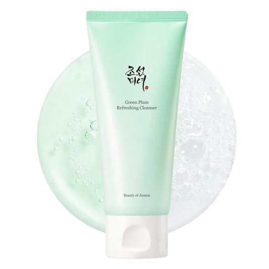 HOTBeauty of Joseon Green Plum Refreshing Cleanser Gel Type Deep Pore Cleansing, Face Cleansers for All Skin Types, Korean Skincare 100ml, 3.38 fl.oz