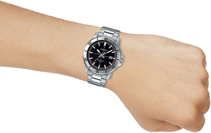 HOTCasio Watch Men Analog Brown dial Stainless Steel