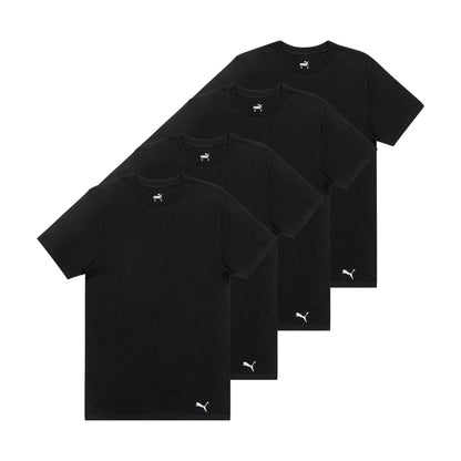 HOTPuma Men's 4 Pack Cotton Crewneck Short Sleeve T-Shirt