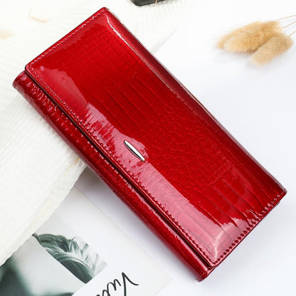 HOTWomen's Long Leather Wallet | Credit Card Holder, Fashion Clutch, Casual Style