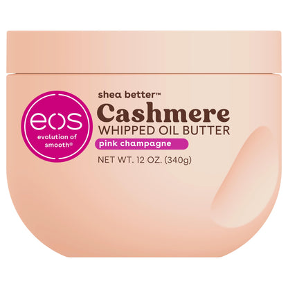 HOTeos Cashmere Whipped Oil Body Butter, Vanilla Cashmere, 72 Hour Weightless Moisture For Dry Skin, Rich Formula and Deep Hydration, Body Care, 10 oz