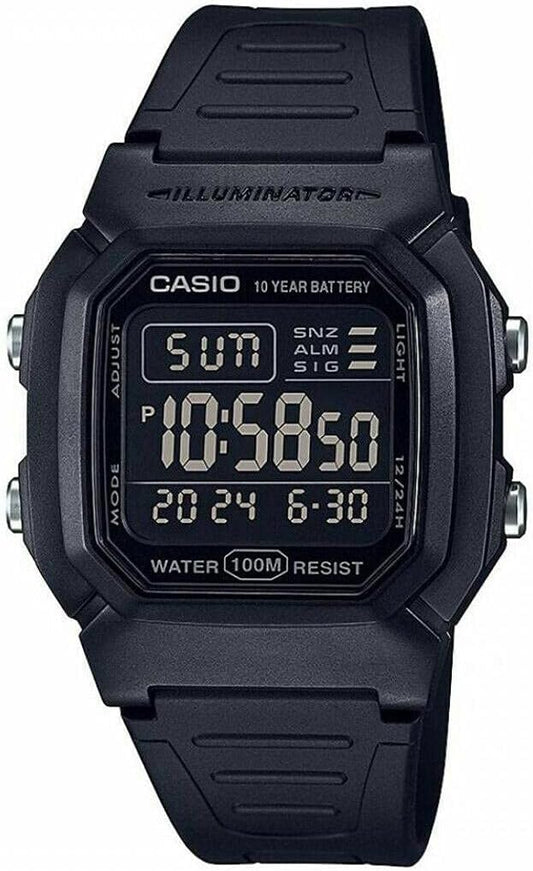 HOTCasio Collection Unisex Digital Watch, Black, Black