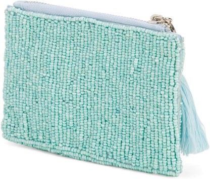HOTHandmade Beaded Coin Purse, Zip Top