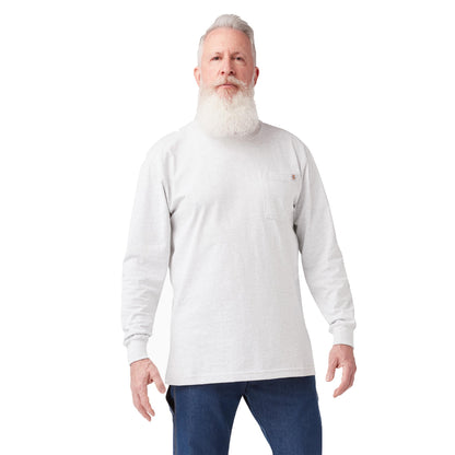 HOTDickies Men's Big and Tall Long Sleeve Heavyweight Crew Neck