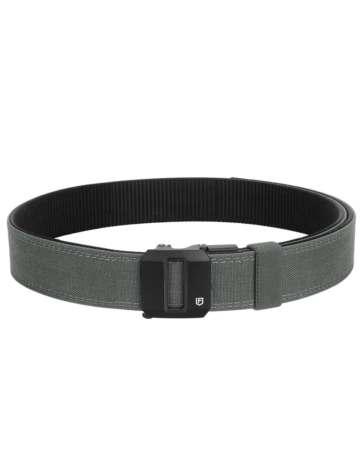 HOTFAIRWIN Tactical Gun Belt, Ratchet CCW EDC Stiff Heavy Duty Work 1.5" Battle Concealed Carry Rigid Patented Nylon Men Belts