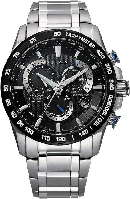 HOTCitizen Men's Eco-Drive Sport Luxury PCAT Chronograph Watch