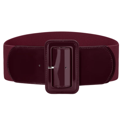 HOTVONMELLI Stretchy Wide Women Belts Elastic Vintage Belts for Women Fashion Ladies Waist Belt for Dress
