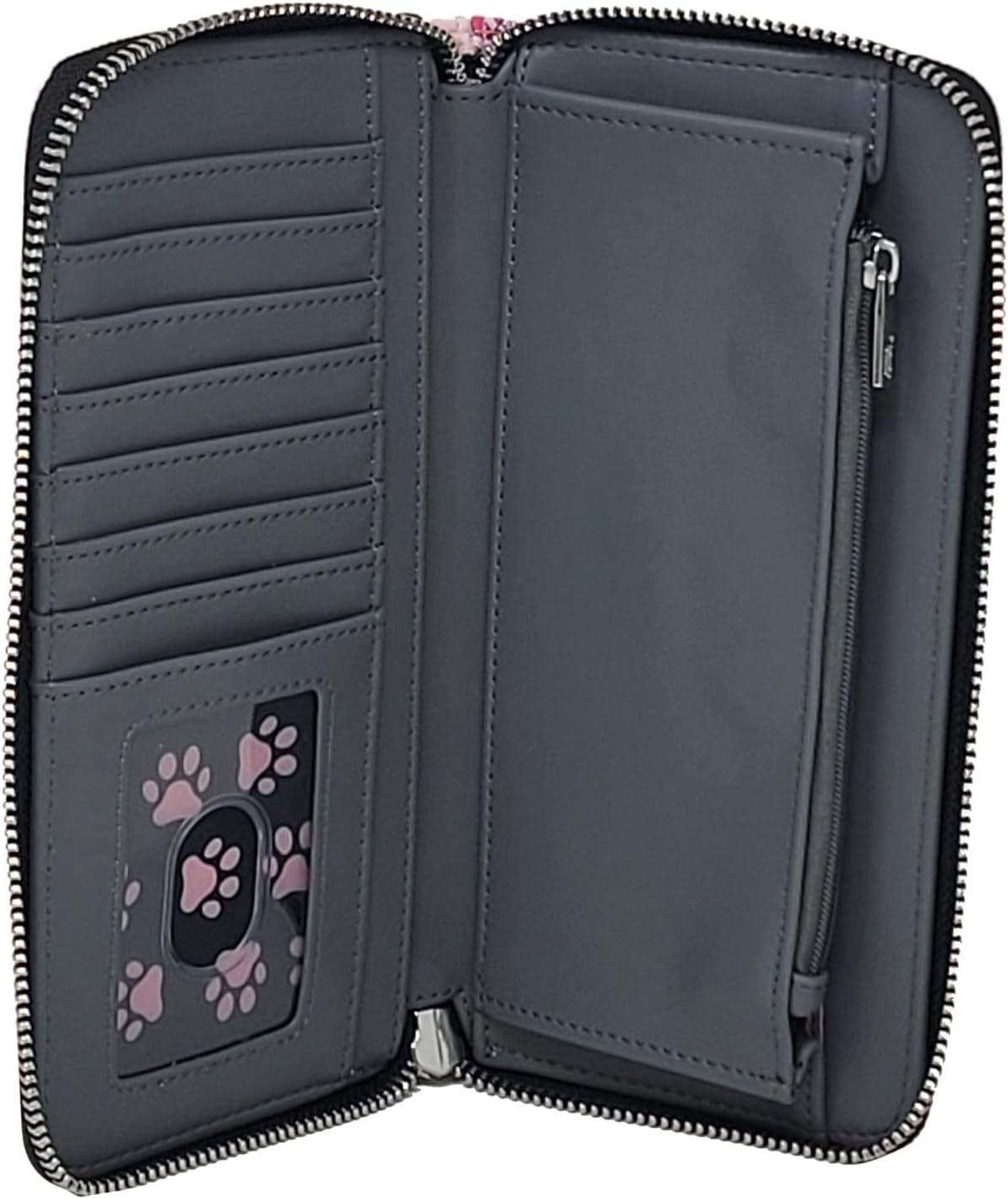 HOTLoungefly Disney Cats Wallet Zip Around Clutch Faux Leather