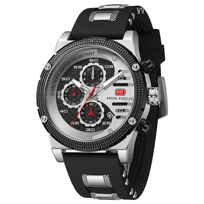 HOTAIMES Mens Watches for Men Casual Chronograph Waterproof Sport Military Watch Analog Quartz Movement Stylish Luxury Dress Wrist Watch Elegant Gift Watch for Men