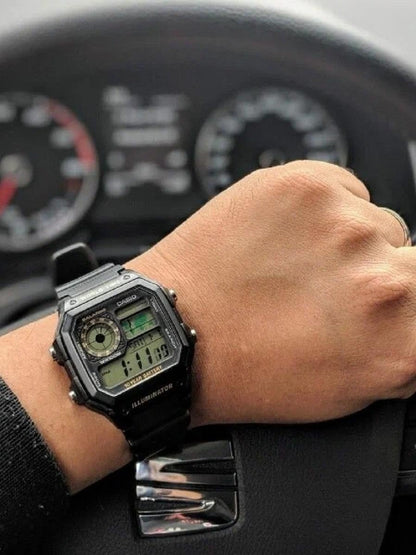 HOTCasio Classic Black Watch AE1200WH-1B